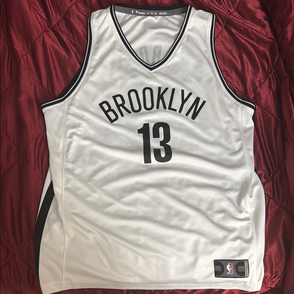 Brooklyn Nets White Jersey James Harden number 13